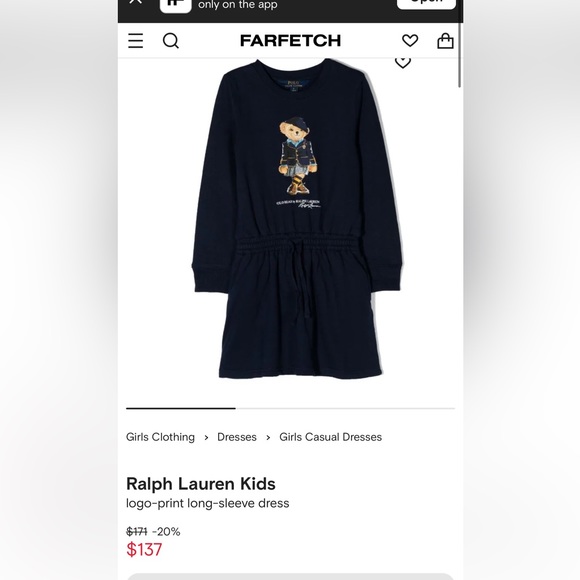 ralph lauren polo bear fleece dress - Picture 7 of 11